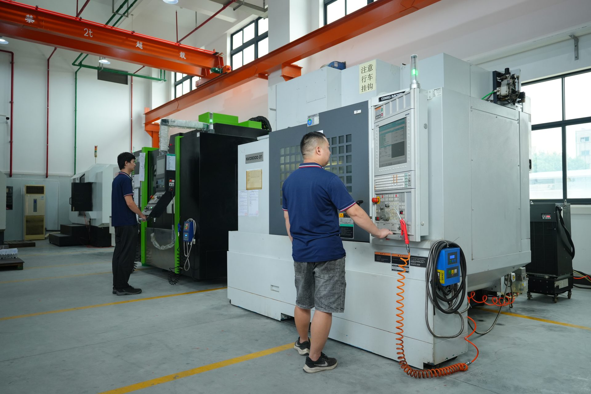 CNC machining workshop