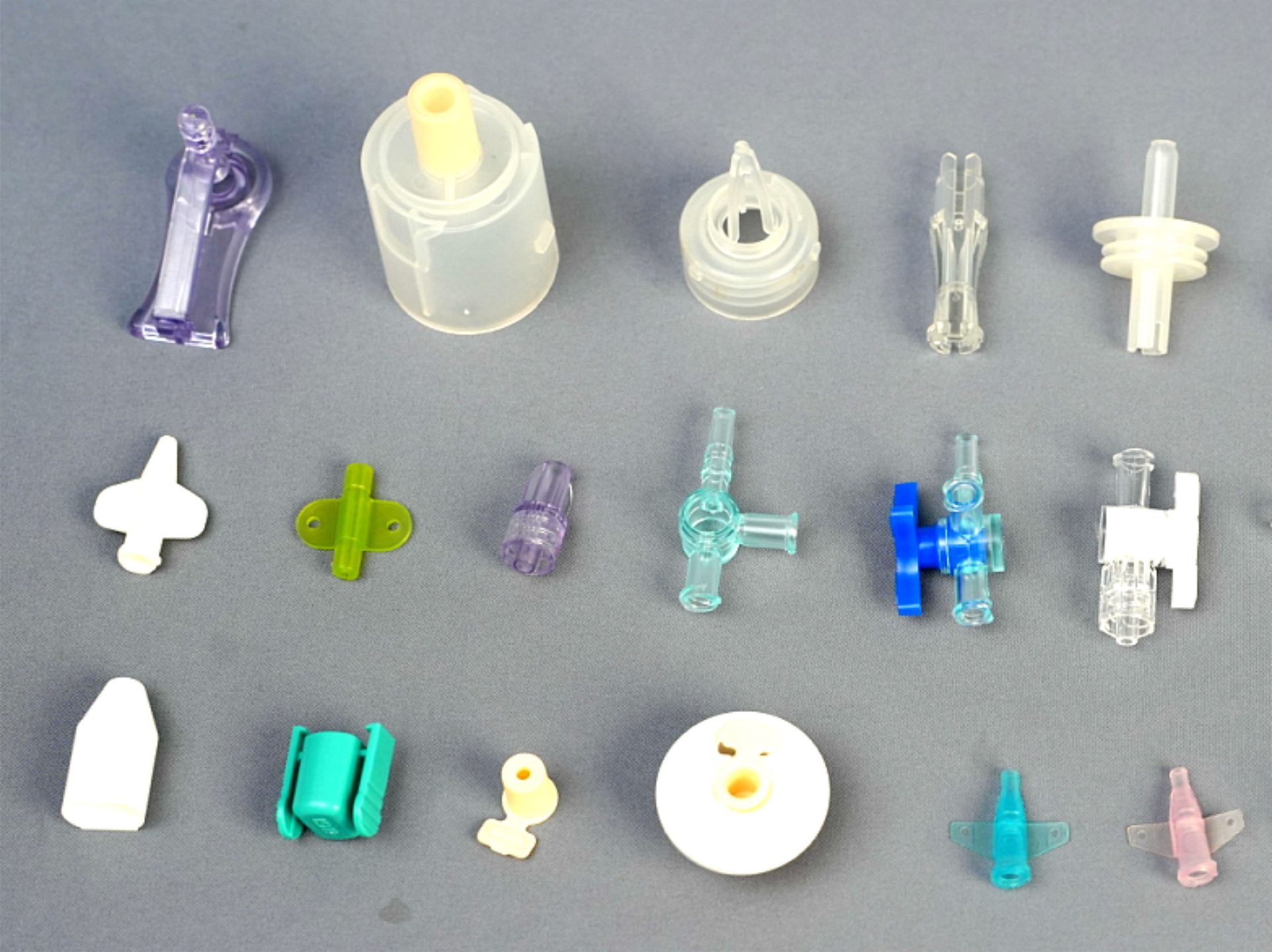 Two-component medical syringe component